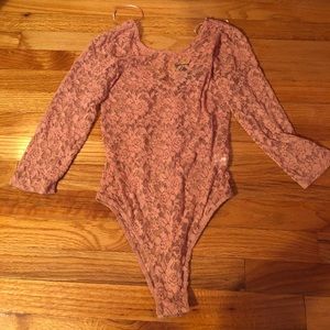 Longsleeve mesh bodysuit